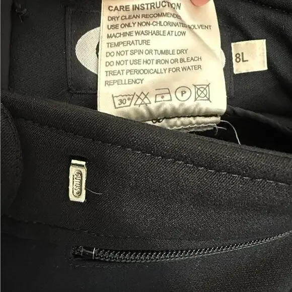 FERA International Black Flared Snowpants Size 8L - Picture 3 of 5